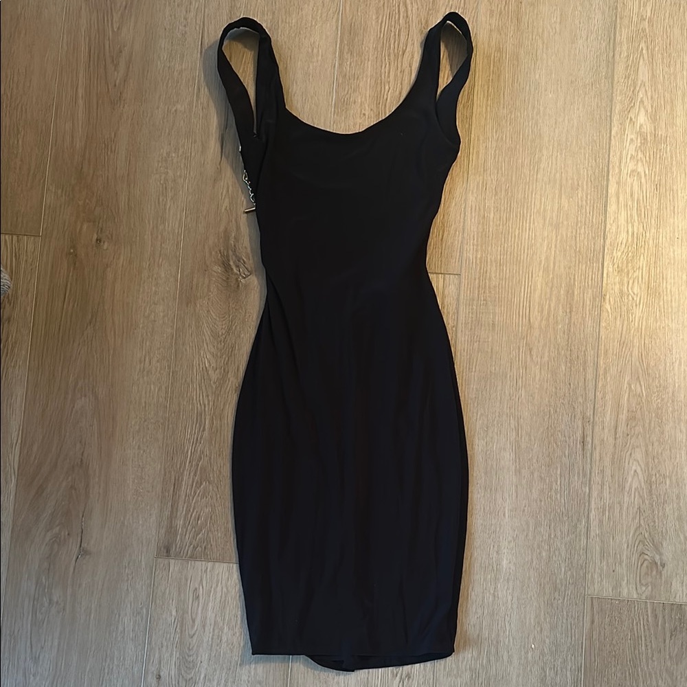 Classic Black Bodycon Tank Dress